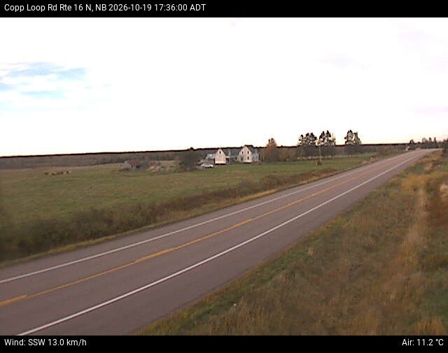 Web Cam image of Copp Loop Road (NB Highway 16)