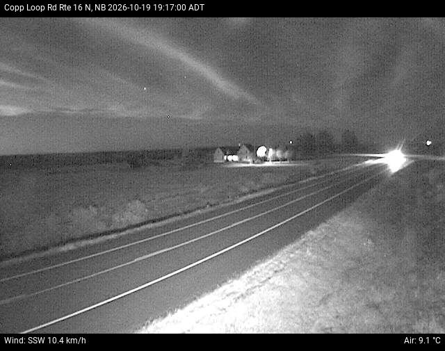 Web Cam image of Copp Loop Road (NB Highway 16)