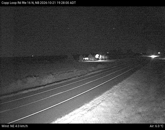 Web Cam image of Copp Loop Road (NB Highway 16)