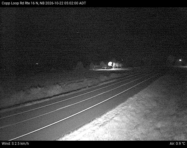 Web Cam image of Copp Loop Road (NB Highway 16)
