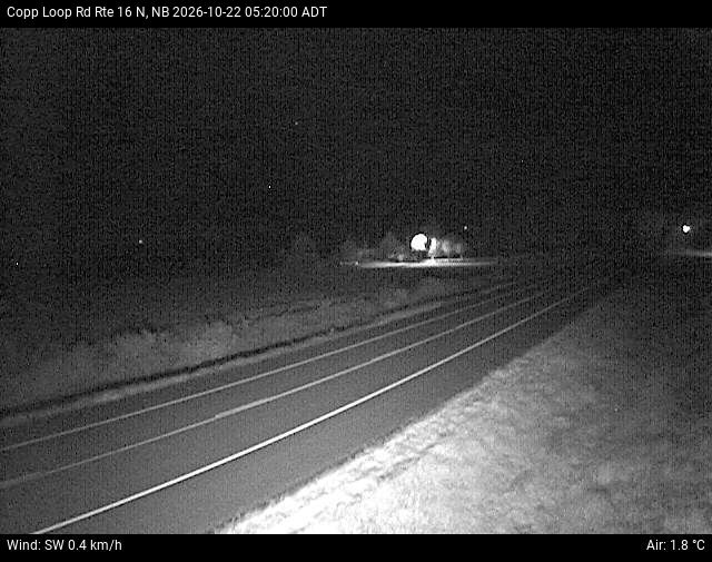 Web Cam image of Copp Loop Road (NB Highway 16)