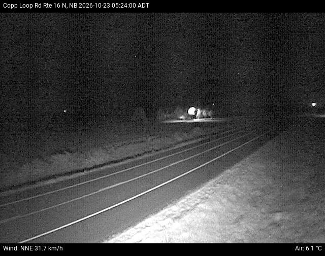 Web Cam image of Copp Loop Road (NB Highway 16)
