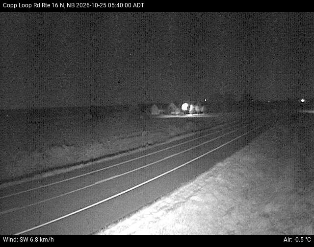 Web Cam image of Copp Loop Road (NB Highway 16)