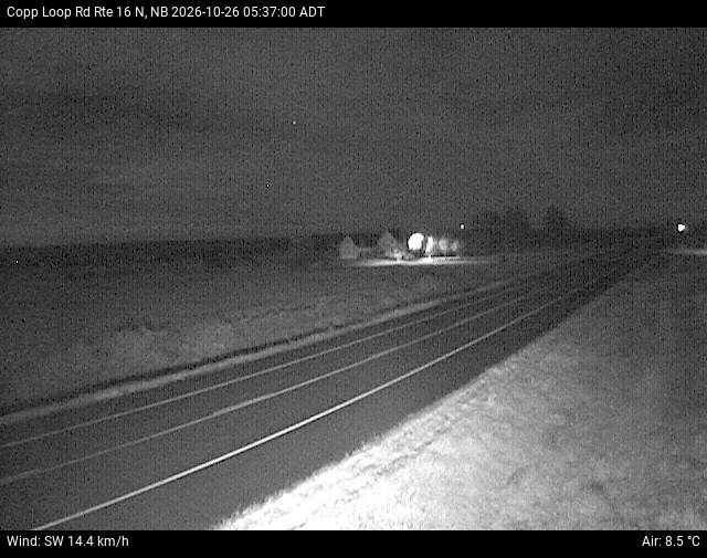 Web Cam image of Copp Loop Road (NB Highway 16)