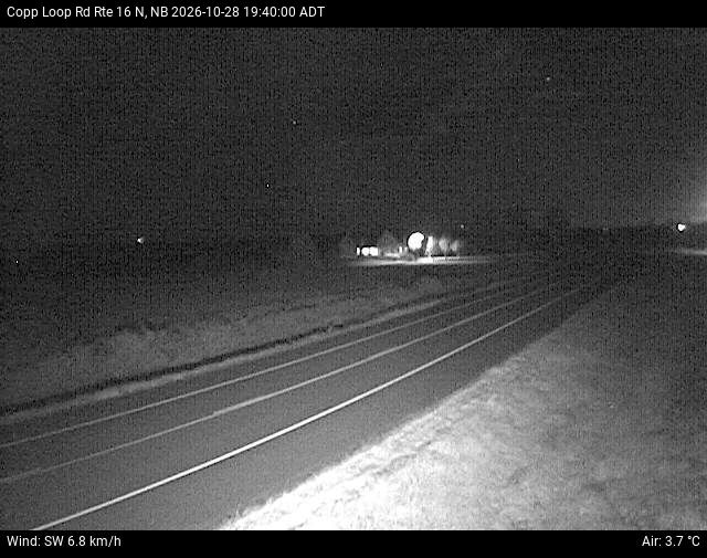Web Cam image of Copp Loop Road (NB Highway 16)