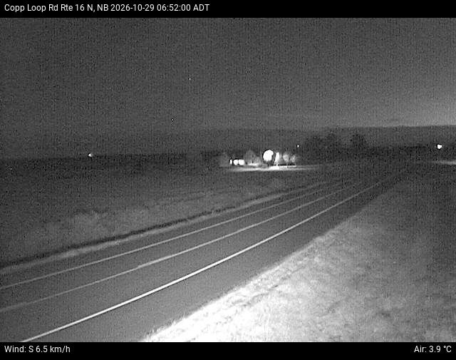 Web Cam image of Copp Loop Road (NB Highway 16)