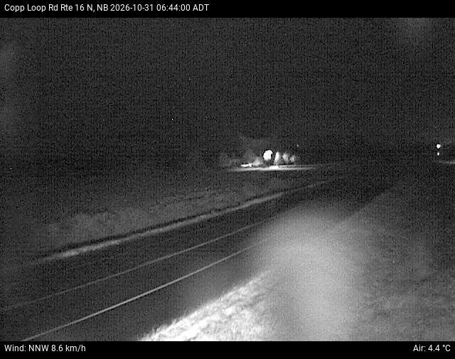 Web Cam image of Copp Loop Road (NB Highway 16)