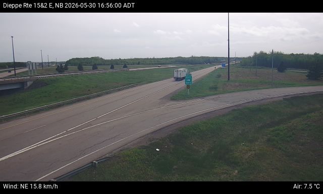 Web Cam image of Dieppe/Moncton (NB Highway 2)