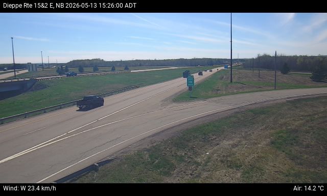Web Cam image of Dieppe/Moncton (NB Highway 2)