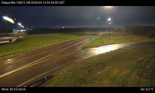 Web Cam image of Dieppe/Moncton (NB Highway 2)