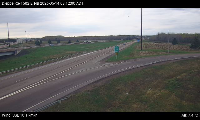 Web Cam image of Dieppe/Moncton (NB Highway 2)