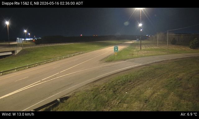 Web Cam image of Dieppe/Moncton (NB Highway 2)