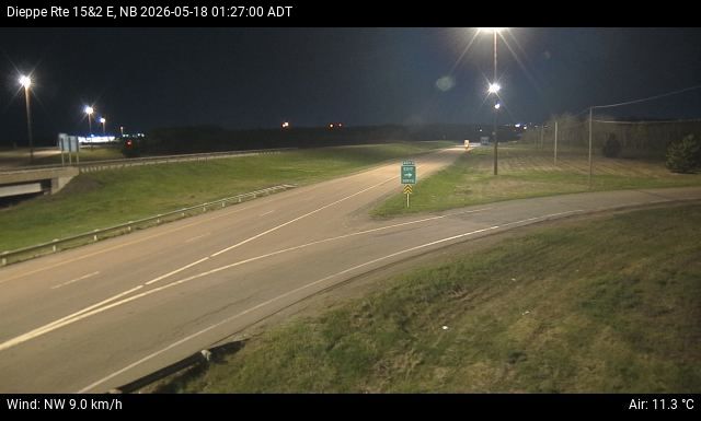 Web Cam image of Dieppe/Moncton (NB Highway 2)