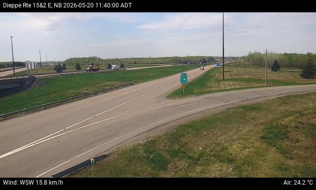 Web Cam image of Dieppe/Moncton (NB Highway 2)