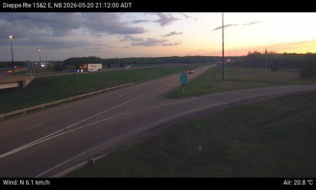 Web Cam image of Dieppe/Moncton (NB Highway 2)