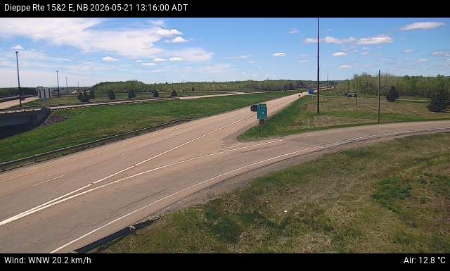 Web Cam image of Dieppe/Moncton (NB Highway 2)