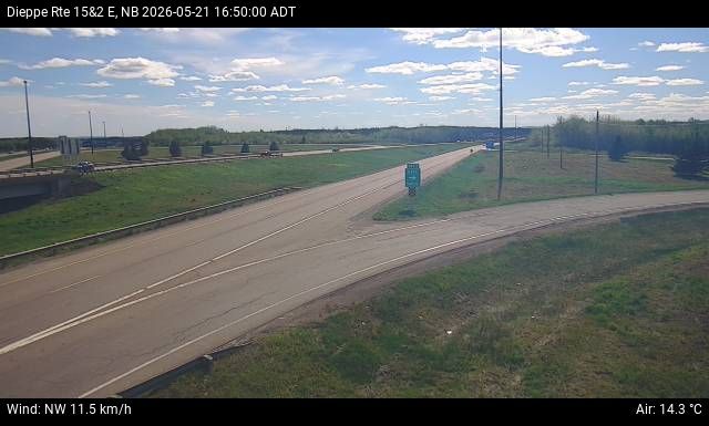 Web Cam image of Dieppe/Moncton (NB Highway 2)