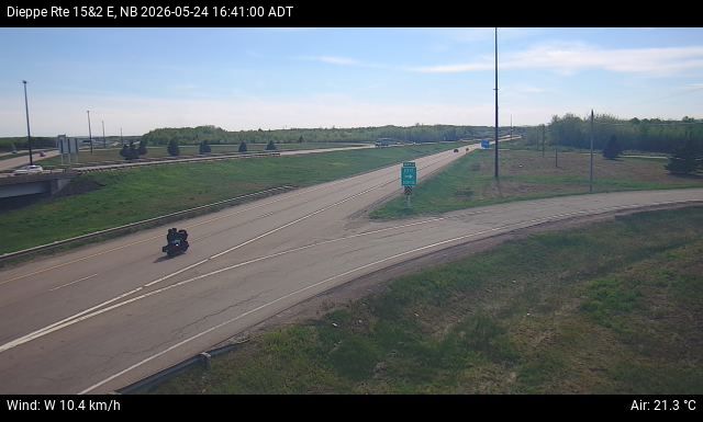 Web Cam image of Dieppe/Moncton (NB Highway 2)