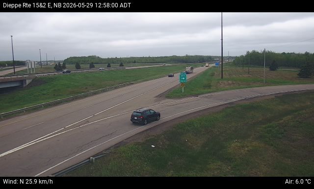 Web Cam image of Dieppe/Moncton (NB Highway 2)