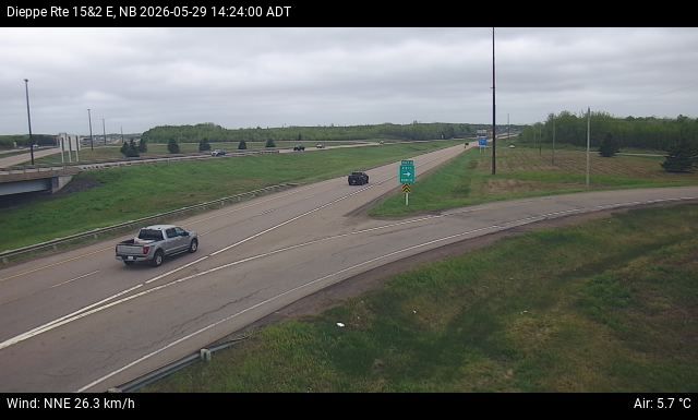 Web Cam image of Dieppe/Moncton (NB Highway 2)