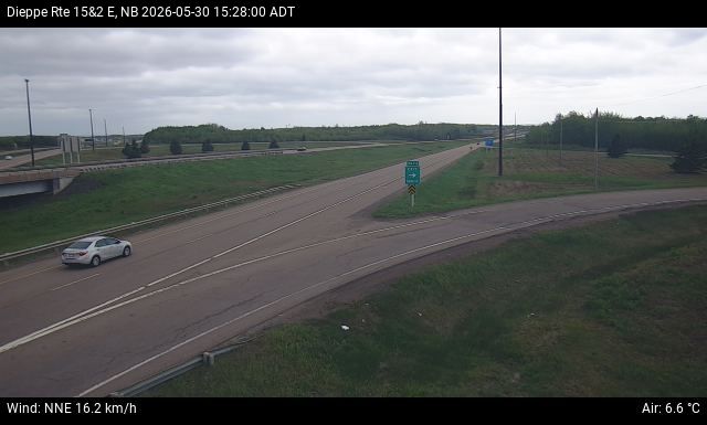 Web Cam image of Dieppe/Moncton (NB Highway 2)