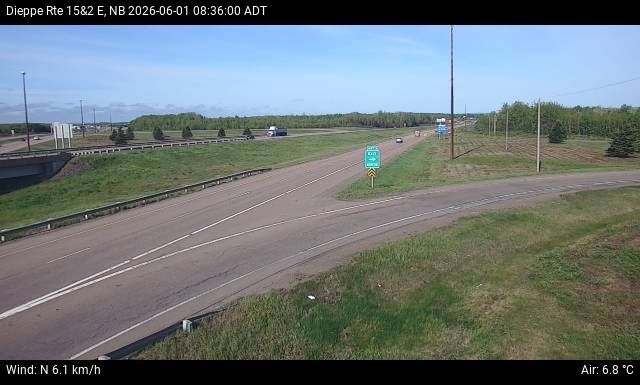 Web Cam image of Dieppe/Moncton (NB Highway 2)