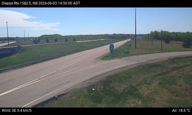 Web Cam image of Dieppe/Moncton (NB Highway 2)