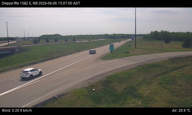 Web Cam image of Dieppe/Moncton (NB Highway 2)