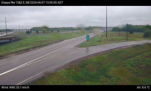 Web Cam image of Dieppe/Moncton (NB Highway 2)