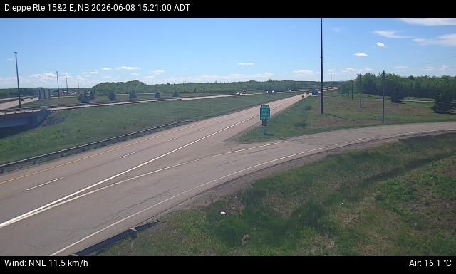 Web Cam image of Dieppe/Moncton (NB Highway 2)