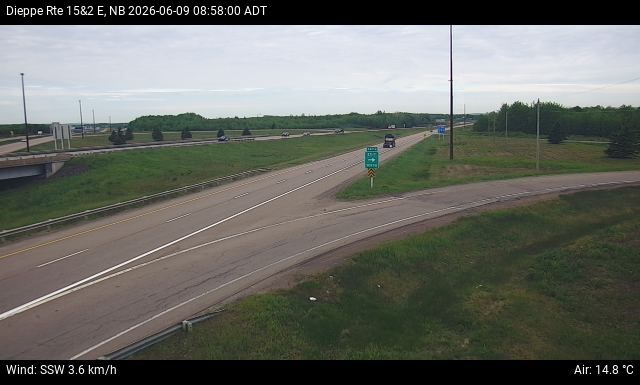 Web Cam image of Dieppe/Moncton (NB Highway 2)