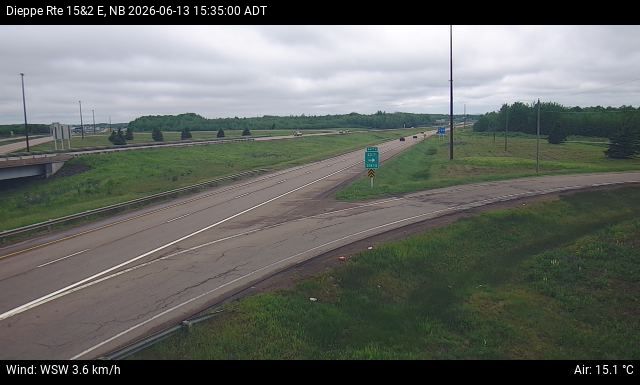 Web Cam image of Dieppe/Moncton (NB Highway 2)