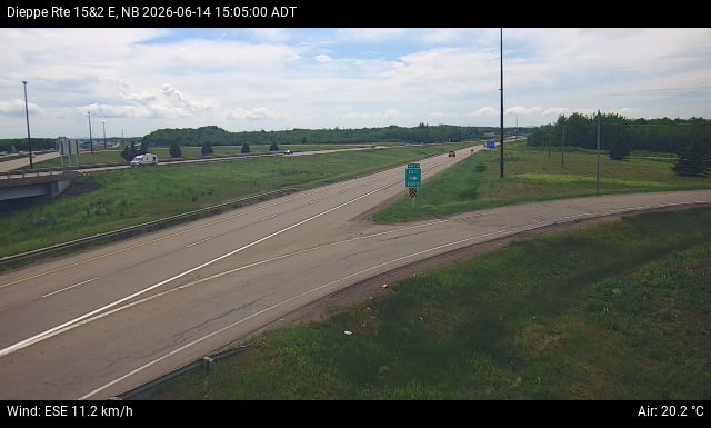 Web Cam image of Dieppe/Moncton (NB Highway 2)