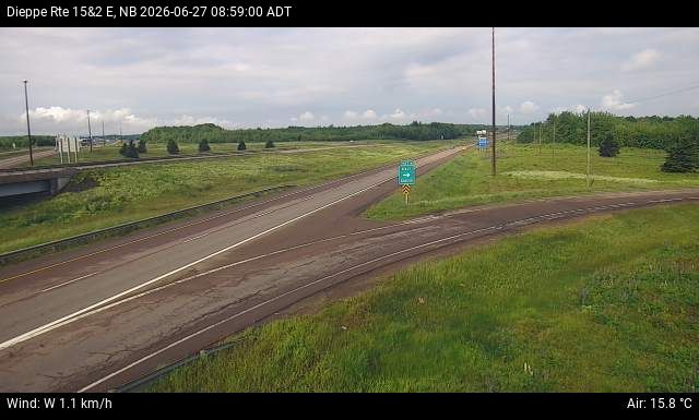 Web Cam image of Dieppe/Moncton (NB Highway 2)