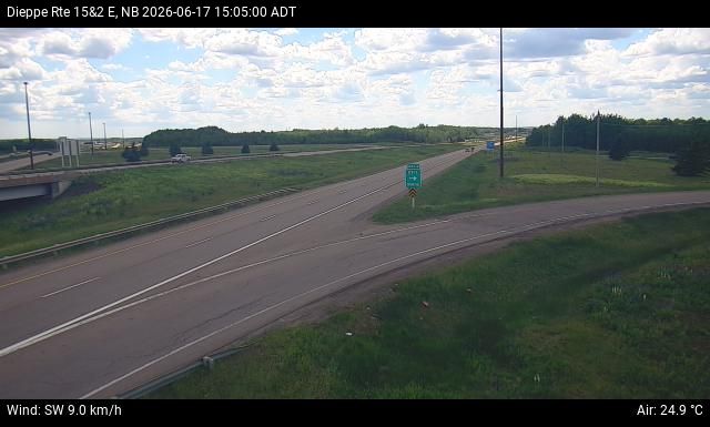 Web Cam image of Dieppe/Moncton (NB Highway 2)