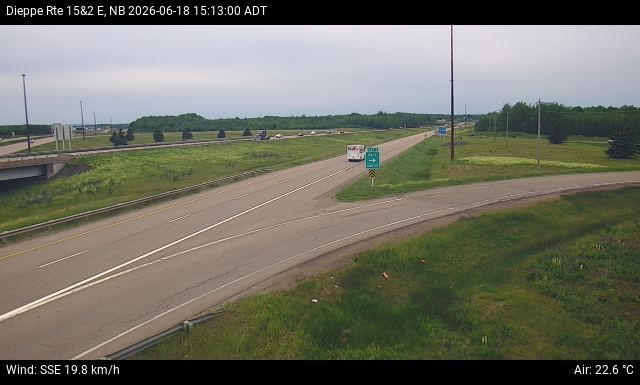 Web Cam image of Dieppe/Moncton (NB Highway 2)