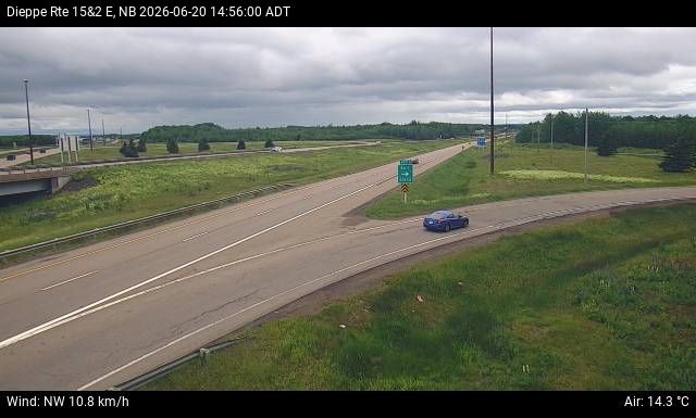 Web Cam image of Dieppe/Moncton (NB Highway 2)