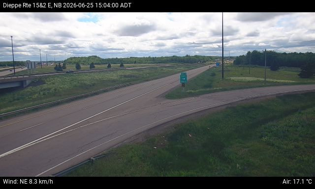 Web Cam image of Dieppe/Moncton (NB Highway 2)
