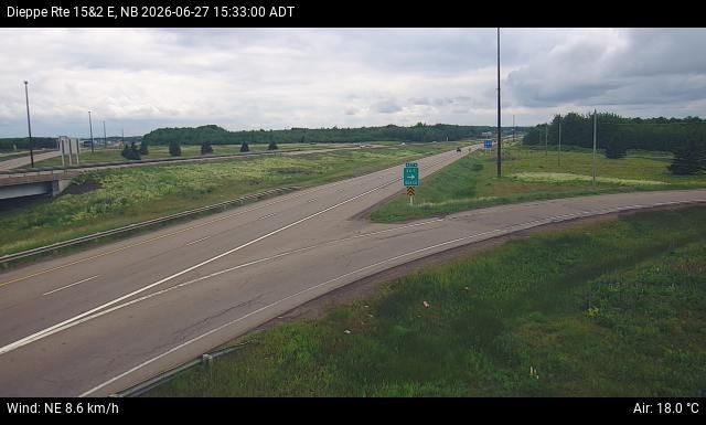 Web Cam image of Dieppe/Moncton (NB Highway 2)