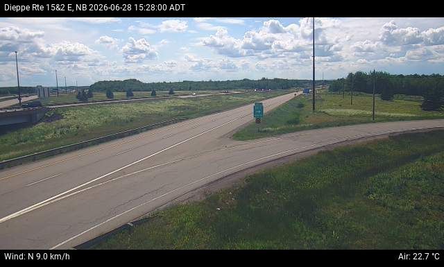 Web Cam image of Dieppe/Moncton (NB Highway 2)