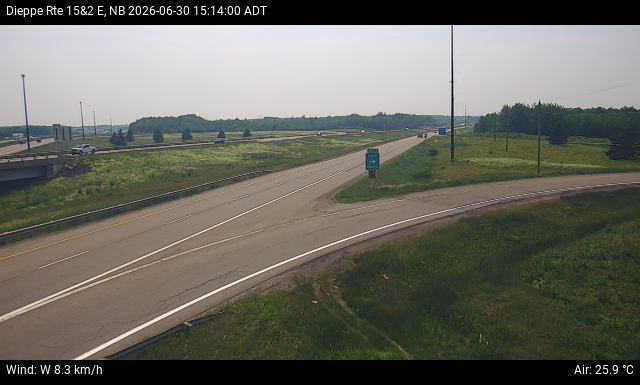 Web Cam image of Dieppe/Moncton (NB Highway 2)