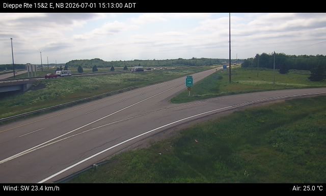 Web Cam image of Dieppe/Moncton (NB Highway 2)