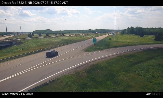 Web Cam image of Dieppe/Moncton (NB Highway 2)