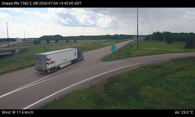Web Cam image of Dieppe/Moncton (NB Highway 2)