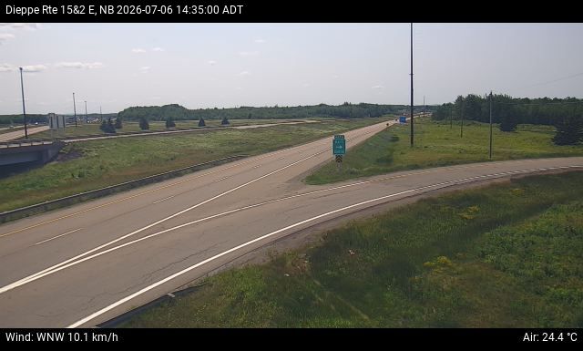 Web Cam image of Dieppe/Moncton (NB Highway 2)
