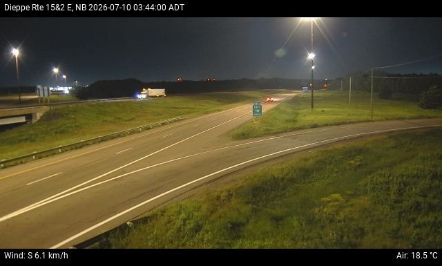 Web Cam image of Dieppe/Moncton (NB Highway 2)