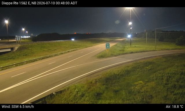 Web Cam image of Dieppe/Moncton (NB Highway 2)