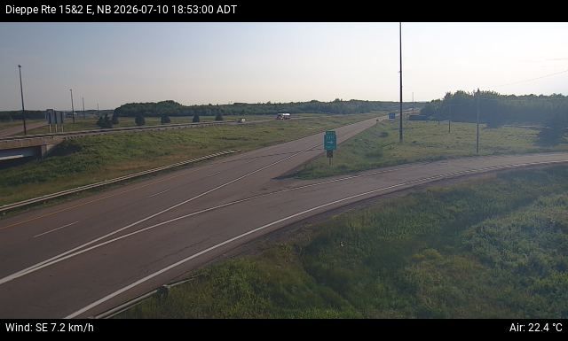 Web Cam image of Dieppe/Moncton (NB Highway 2)