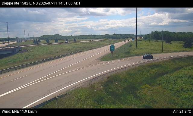 Web Cam image of Dieppe/Moncton (NB Highway 2)