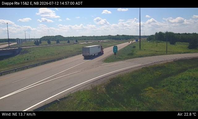 Web Cam image of Dieppe/Moncton (NB Highway 2)